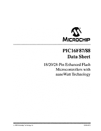 DataSheet PIC16F88 pdf